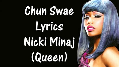 chun lee nicki minaj lyrics.